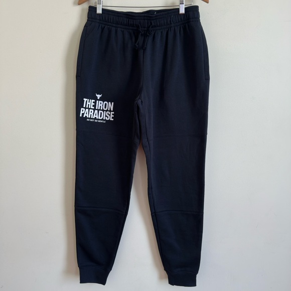 Under Armour Men's Project Rock Rival Fleece Joggers - Picture 3 of 10